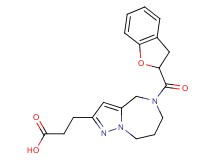 3-[5-(2,3-dihydro-1-benzofuran-2-ylcarbonyl)-5,6,7,8-tetrahydro-4H-pyrazolo[1,5-a][1,4]diazepin-2-yl]propanoic acid