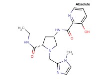N-{(3S,5S)-5-[(ethylamino)carbonyl]-1-[(1-methyl-1H-imidazol-2-yl)methyl]pyrrolidin-3-yl}-3-hydroxypyridine-2-carboxamide