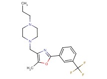 1-({5-methyl-2-[3-(trifluoromethyl)phenyl]-1,3-oxazol-4-yl}methyl)-4-propylpiperazine