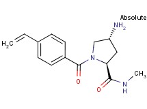 (2S,4R)-4-amino-N-methyl-1-(4-vinylbenzoyl)pyrrolidine-2-carboxamide