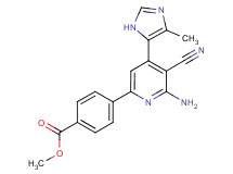 methyl 4-[6-amino-5-cyano-4-(4-methyl-1H-imidazol-5-yl)pyridin-2-yl]benzoate
