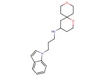 1,9-dioxaspiro[5.5]undec-4-yl[3-(1H-indol-1-yl)propyl]amine