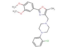 1-(2-chlorophenyl)-4-{[2-(3,4-dimethoxyphenyl)-5-methyl-1,3-oxazol-4-yl]methyl}piperazine