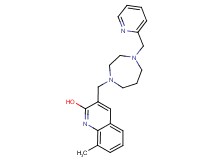 8-methyl-3-{[4-(2-pyridinylmethyl)-1,4-diazepan-1-yl]methyl}-2-quinolinol