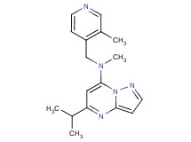 5-isopropyl-N-methyl-N-[(3-methylpyridin-4-yl)methyl]pyrazolo[1,5-a]pyrimidin-7-amine