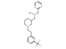 N-methyl-1-pyrimidin-2-yl-N-[(1-{2-[3-(trifluoromethyl)phenyl]ethyl}piperidin-3-yl)methyl]methanamine