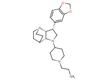 (3R*,3aR*,7aR*)-3-(1,3-benzodioxol-5-yl)-1-(1-propylpiperidin-4-yl)octahydro-4,7-ethanopyrrolo[3,2-b]pyridine
