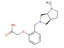 (2-{[(3aS,6aS)-1-methylhexahydropyrrolo[3,4-b]pyrrol-5(1H)-yl]methyl}phenoxy)acetic acid