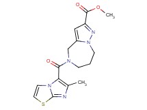 methyl 5-[(6-methylimidazo[2,1-b][1,3]thiazol-5-yl)carbonyl]-5,6,7,8-tetrahydro-4H-pyrazolo[1,5-a][1,4]diazepine-2-carboxylate