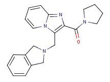 3-(1,3-dihydro-2H-isoindol-2-ylmethyl)-2-(pyrrolidin-1-ylcarbonyl)imidazo[1,2-a]pyridine