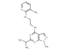 (6-isopropyl-1-methyl-1H-pyrazolo[3,4-d]pyrimidin-4-yl){2-[(3-methyl-2-pyridinyl)amino]ethyl}amine