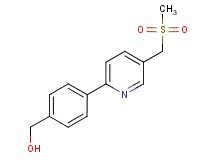 (4-{5-[(methylsulfonyl)methyl]pyridin-2-yl}phenyl)methanol