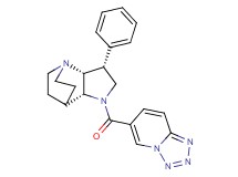 (3R*,3aR*,7aR*)-3-phenyl-1-(tetrazolo[1,5-a]pyridin-6-ylcarbonyl)octahydro-4,7-ethanopyrrolo[3,2-b]pyridine