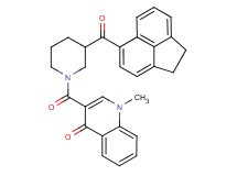 3-{[3-(1,2-dihydro-5-acenaphthylenylcarbonyl)-1-piperidinyl]carbonyl}-1-methyl-4(1H)-quinolinone
