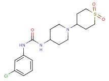 N-(3-chlorophenyl)-N'-[1-(1,1-dioxidotetrahydro-2H-thiopyran-4-yl)piperidin-4-yl]urea