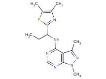 N-[1-(4,5-dimethyl-1,3-thiazol-2-yl)propyl]-1,3-dimethyl-1H-pyrazolo[3,4-d]pyrimidin-4-amine