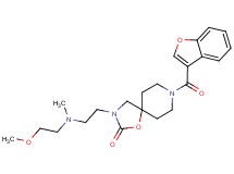 8-(1-benzofuran-3-ylcarbonyl)-3-{2-[(2-methoxyethyl)(methyl)amino]ethyl}-1-oxa-3,8-diazaspiro[4.5]decan-2-one