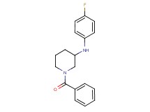 1-benzoyl-N-(4-fluorophenyl)-3-piperidinamine