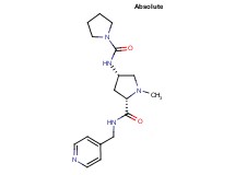 N-((3S,5S)-1-methyl-5-{[(pyridin-4-ylmethyl)amino]carbonyl}pyrrolidin-3-yl)pyrrolidine-1-carboxamide