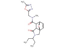 (3aR*,6S*)-2-(1-ethylpropyl)-N-methyl-N-[(5-methyl-1,3,4-oxadiazol-2-yl)methyl]-1-oxo-1,2,3,6,7,7a-hexahydro-3a,6-epoxyisoindole-7-carboxamide