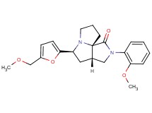 (3aS*,5S*,9aS*)-5-[5-(methoxymethyl)-2-furyl]-2-(2-methoxyphenyl)hexahydro-7H-pyrrolo[3,4-g]pyrrolizin-1(2H)-one