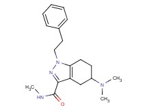 5-(dimethylamino)-N-methyl-1-(2-phenylethyl)-4,5,6,7-tetrahydro-1H-indazole-3-carboxamide