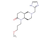 (4aS*,8aR*)-6-(1H-imidazol-2-ylmethyl)-1-(3-methoxypropyl)octahydro-1,6-naphthyridin-2(1H)-one