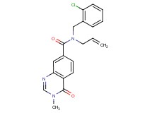 N-allyl-N-(2-chlorobenzyl)-3-methyl-4-oxo-3,4-dihydroquinazoline-7-carboxamide