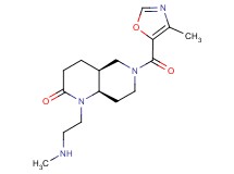 (4aS*,8aR*)-1-[2-(methylamino)ethyl]-6-[(4-methyl-1,3-oxazol-5-yl)carbonyl]octahydro-1,6-naphthyridin-2(1H)-one