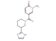 5-{[3-(1H-imidazol-2-yl)piperidin-1-yl]carbonyl}-1-methylpyridin-2(1H)-one