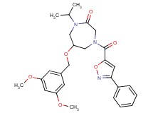 6-[(3,5-dimethoxybenzyl)oxy]-1-isopropyl-4-[(3-phenyl-5-isoxazolyl)carbonyl]-1,4-diazepan-2-one