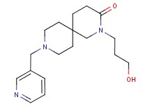 2-(3-hydroxypropyl)-9-(pyridin-3-ylmethyl)-2,9-diazaspiro[5.5]undecan-3-one