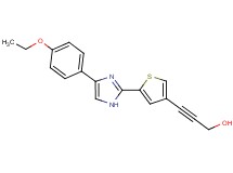 3-{5-[4-(4-ethoxyphenyl)-1H-imidazol-2-yl]-3-thienyl}prop-2-yn-1-ol