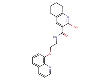 2-hydroxy-N-[2-(8-quinolinyloxy)ethyl]-5,6,7,8-tetrahydro-3-quinolinecarboxamide