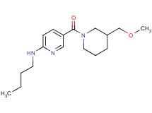 N-butyl-5-{[3-(methoxymethyl)-1-piperidinyl]carbonyl}-2-pyridinamine