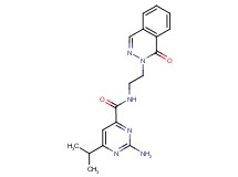 2-amino-6-isopropyl-N-[2-(1-oxophthalazin-2(1H)-yl)ethyl]pyrimidine-4-carboxamide