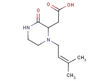[1-(3-methyl-2-buten-1-yl)-3-oxo-2-piperazinyl]acetic acid