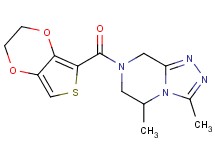 7-(2,3-dihydrothieno[3,4-b][1,4]dioxin-5-ylcarbonyl)-3,5-dimethyl-5,6,7,8-tetrahydro[1,2,4]triazolo[4,3-a]pyrazine