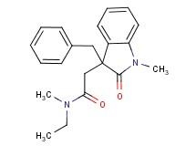 2-(3-benzyl-1-methyl-2-oxo-2,3-dihydro-1H-indol-3-yl)-N-ethyl-N-methylacetamide