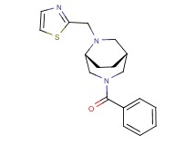 (1R*,5R*)-3-benzoyl-6-(1,3-thiazol-2-ylmethyl)-3,6-diazabicyclo[3.2.2]nonane