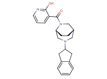 3-{[(1S*,5R*)-3-(2,3-dihydro-1H-inden-2-yl)-3,6-diazabicyclo[3.2.2]non-6-yl]carbonyl}-2-pyridinol