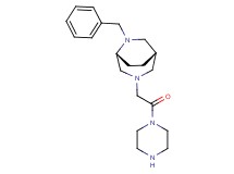 rel-(1S,5R)-6-benzyl-3-[2-oxo-2-(1-piperazinyl)ethyl]-3,6-diazabicyclo[3.2.2]nonane dihydrochloride