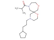 4-(3-cyclopentylpropyl)-11-isobutyryl-1,8-dioxa-4,11-diazaspiro[5.6]dodecane