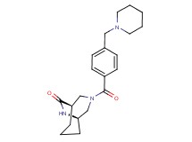(1S*,5R*)-3-[4-(1-piperidinylmethyl)benzoyl]-3,9-diazabicyclo[3.3.2]decan-10-one