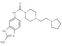 N-(2-methyl-1H-benzimidazol-6-yl)-4-(2-pyrrolidin-1-ylethyl)piperazine-1-carboxamide