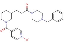 1-benzyl-4-{3-[1-(1-oxidoisonicotinoyl)-3-piperidinyl]propanoyl}piperazine