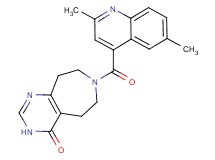 7-[(2,6-dimethyl-4-quinolinyl)carbonyl]-3,5,6,7,8,9-hexahydro-4H-pyrimido[4,5-d]azepin-4-one