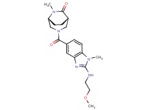 (1S*,5R*)-3-({2-[(2-methoxyethyl)amino]-1-methyl-1H-benzimidazol-5-yl}carbonyl)-6-methyl-3,6-diazabicyclo[3.2.2]nonan-7-one