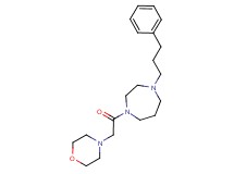 1-(4-morpholinylacetyl)-4-(3-phenylpropyl)-1,4-diazepane