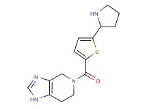 5-[(5-pyrrolidin-2-yl-2-thienyl)carbonyl]-4,5,6,7-tetrahydro-1H-imidazo[4,5-c]pyridine